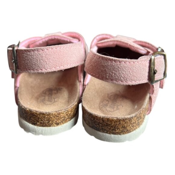 Northside Toddler Girls Suede Leather Slingback Clog Slides Velcro Buckle Size 6 - Picture 4 of 9